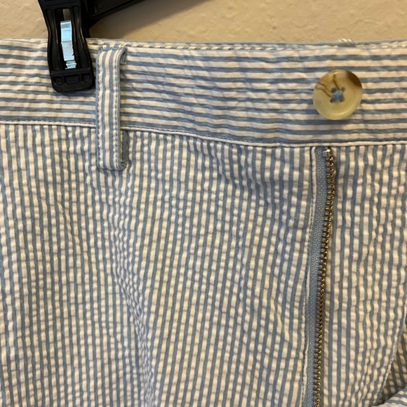 Southern Tide Men's Blue Seersucker Shorts, 34 - Picture 4 of 4